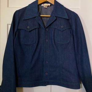 Vintage CountryMiss Denim ShirtJacket Blue Stitch